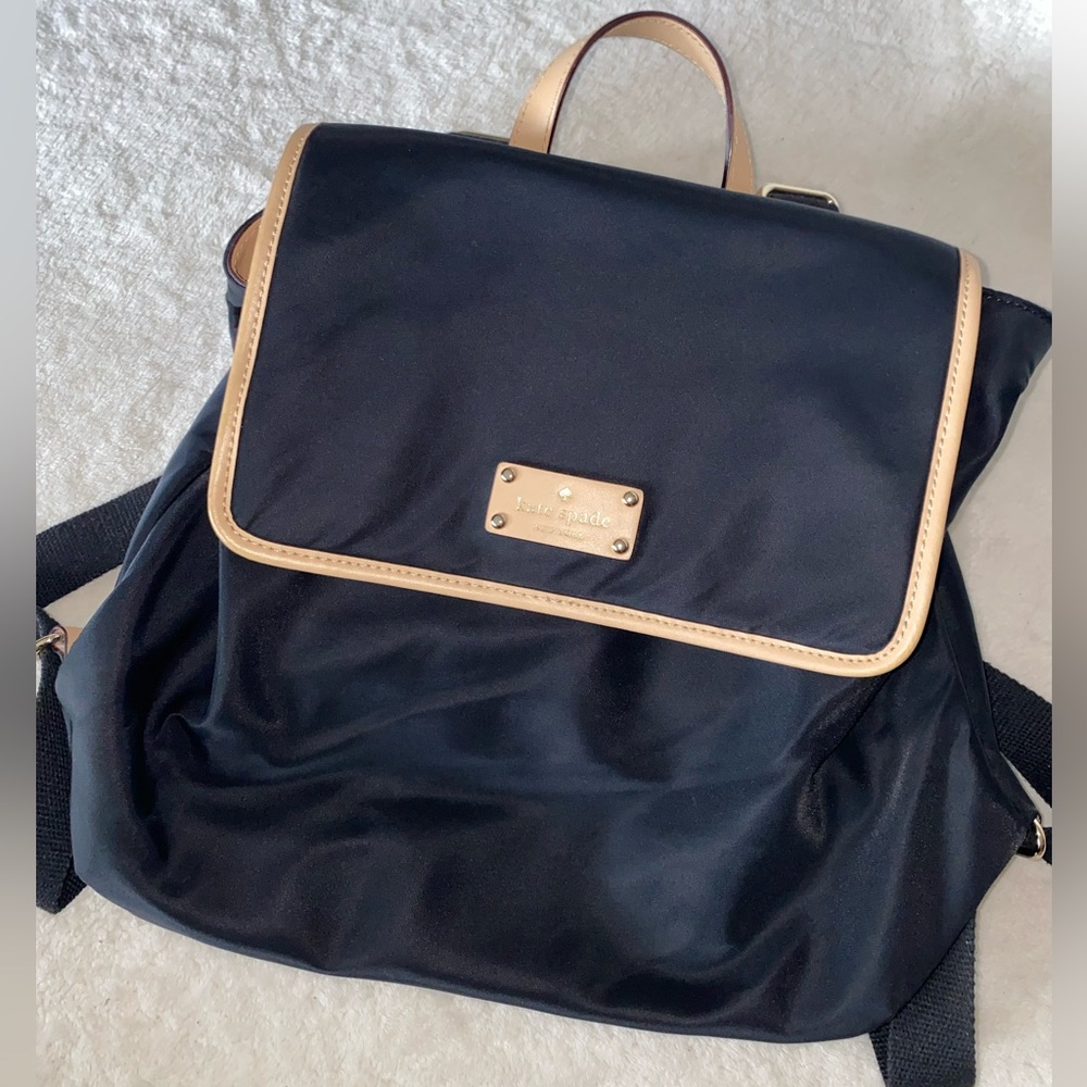Kate Spade Black Backpack